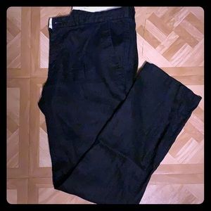 Navy blue linen mens’ pant. DENIM CO